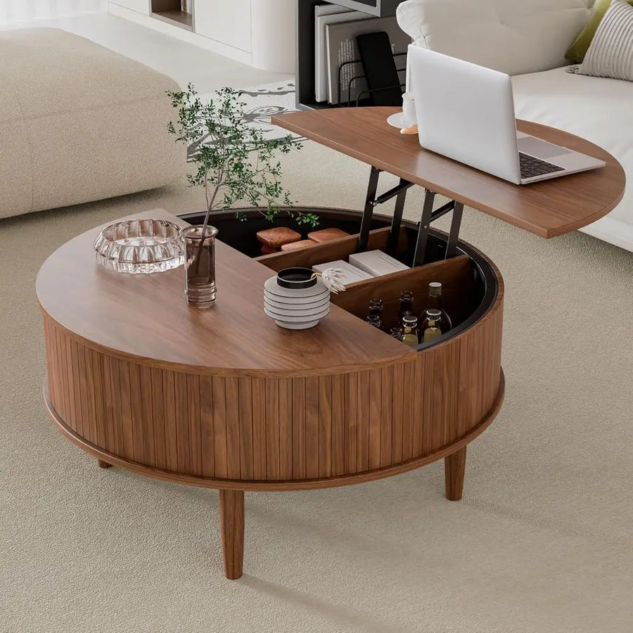 The Dresden Walnut Lift-Top Coffee Table