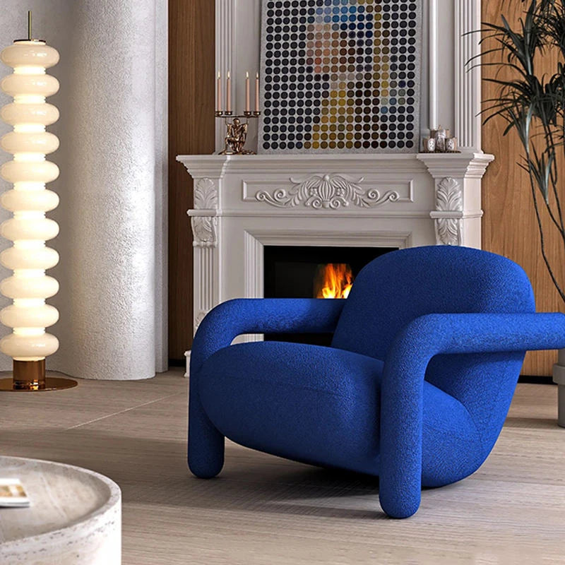 The Ellington Royal Blue Velvet Accent Chair
