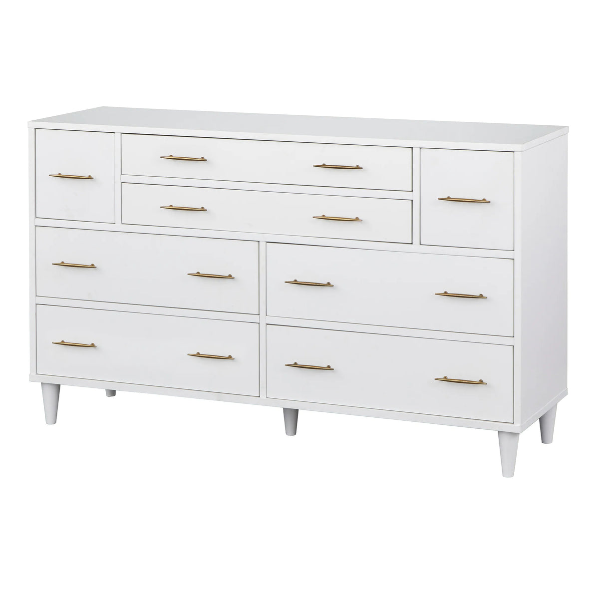 Ana 8-Drawer Mid-Century Modern Dresser
