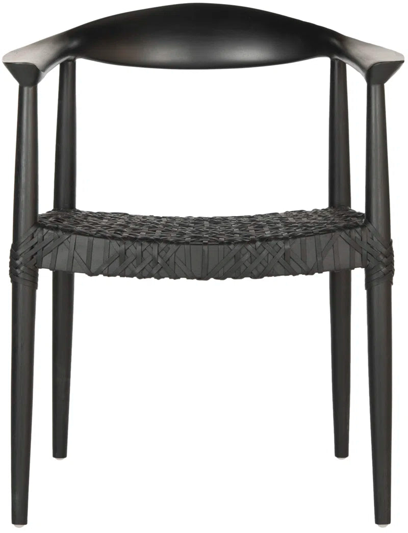 Kazbah Leather Dining Arm Chair