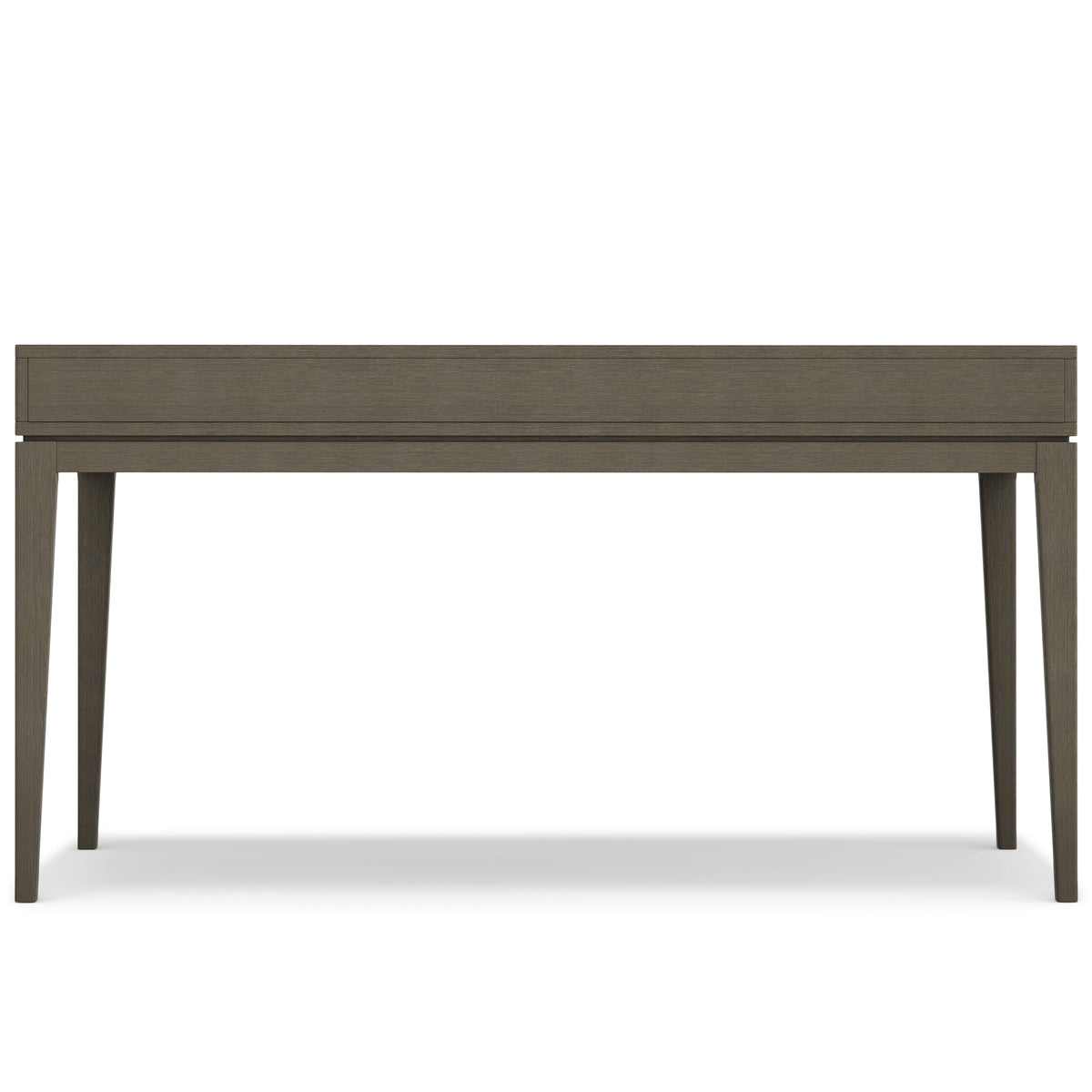 Harper 60 Inch Wide Solid Wood Mid Century Modern Desk in Farmhouse Grey