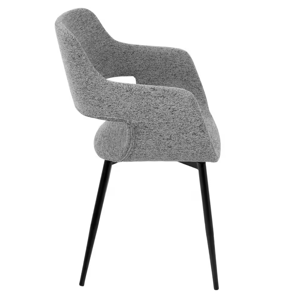 Elevate Your Space with the Stylish Margarite Mid-Century Grey Dining Chairs (Set of 2)! 🪑✨
