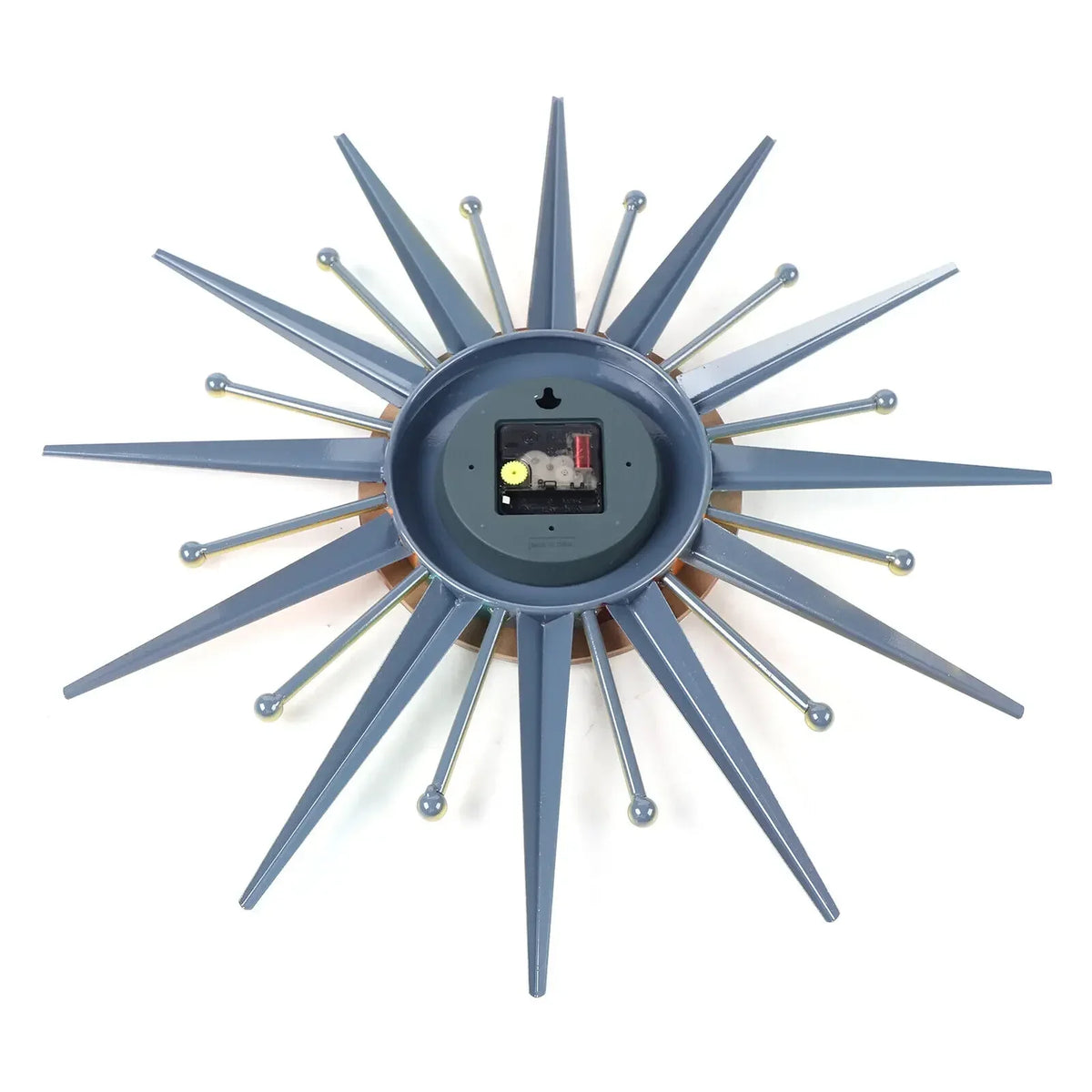 The Astoria Spun Brass Sunburst Wall Clock