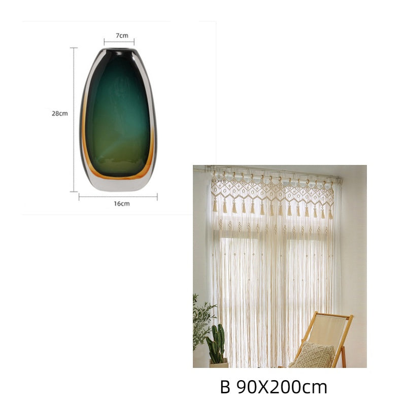 Modern Light Luxury Colored Glass Vase