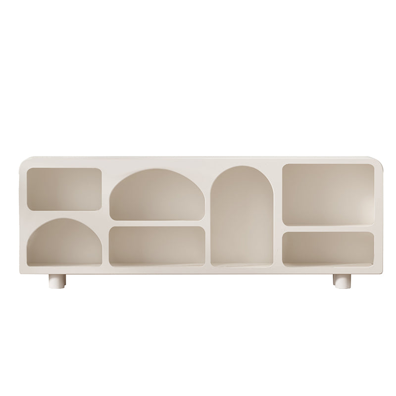Ellington Collection | Tapered-Leg Brass-Accented Walnut Media Console - highlighting material texture and craftsmanship detail in a Mid-Century Modern entryway setting.
