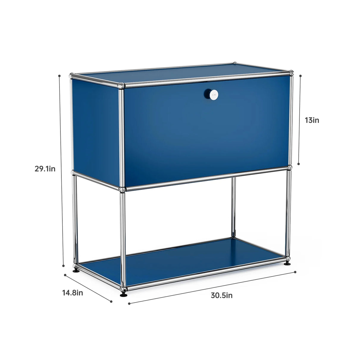 Modern Modular Metal Storage Cabinet Freestanding Sideboard Display Organizer for Living Room Bedroom Entryway Home Furniture