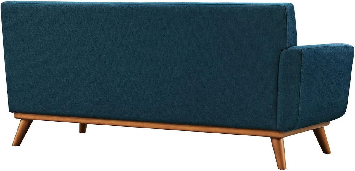 Modway EEI-1795-AZU Engage Left-Arm Upholstered Fabric Loveseat, Azure