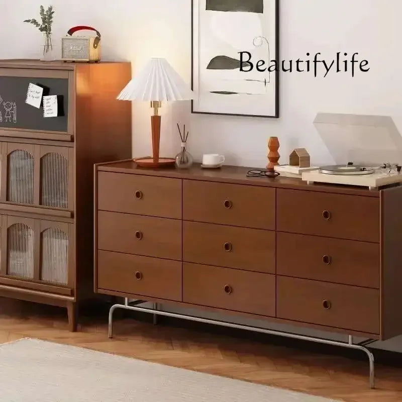 BJ Mid Century Modern Luxurious TV Stand for TVs Up to 32