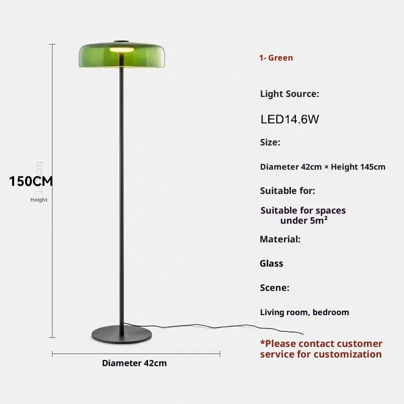 Fontaine Collection | Minimalist Steel-Framed Brushed Steel Floor Lamp - detail view 18 revealing design nuance in a Mid-Century Modern living room setting.