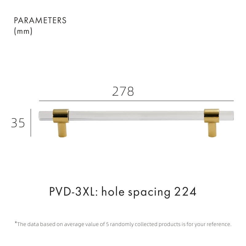 Brass Acrylic Furniture Handles Modern Fashionable Long Pulls Cupboard Wardrobe Dresser Shoe Box Drawer Cabinet Knobs