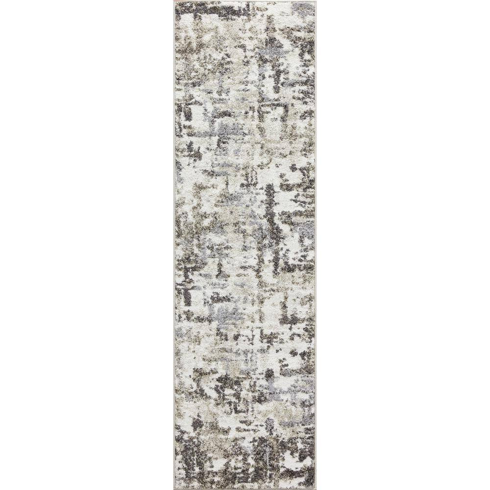Charlotte Collection Atlantis Ivory 2 Ft. X 7 Ft. 3 In. Runner Rug