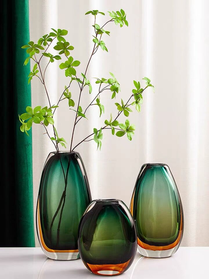 Modern Light Luxury Colored Glass Vase