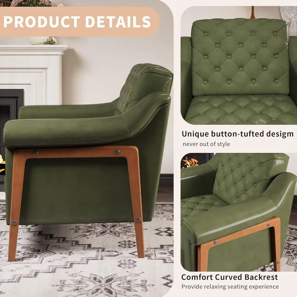The Fontaine Emerald Velvet Lounge Chair