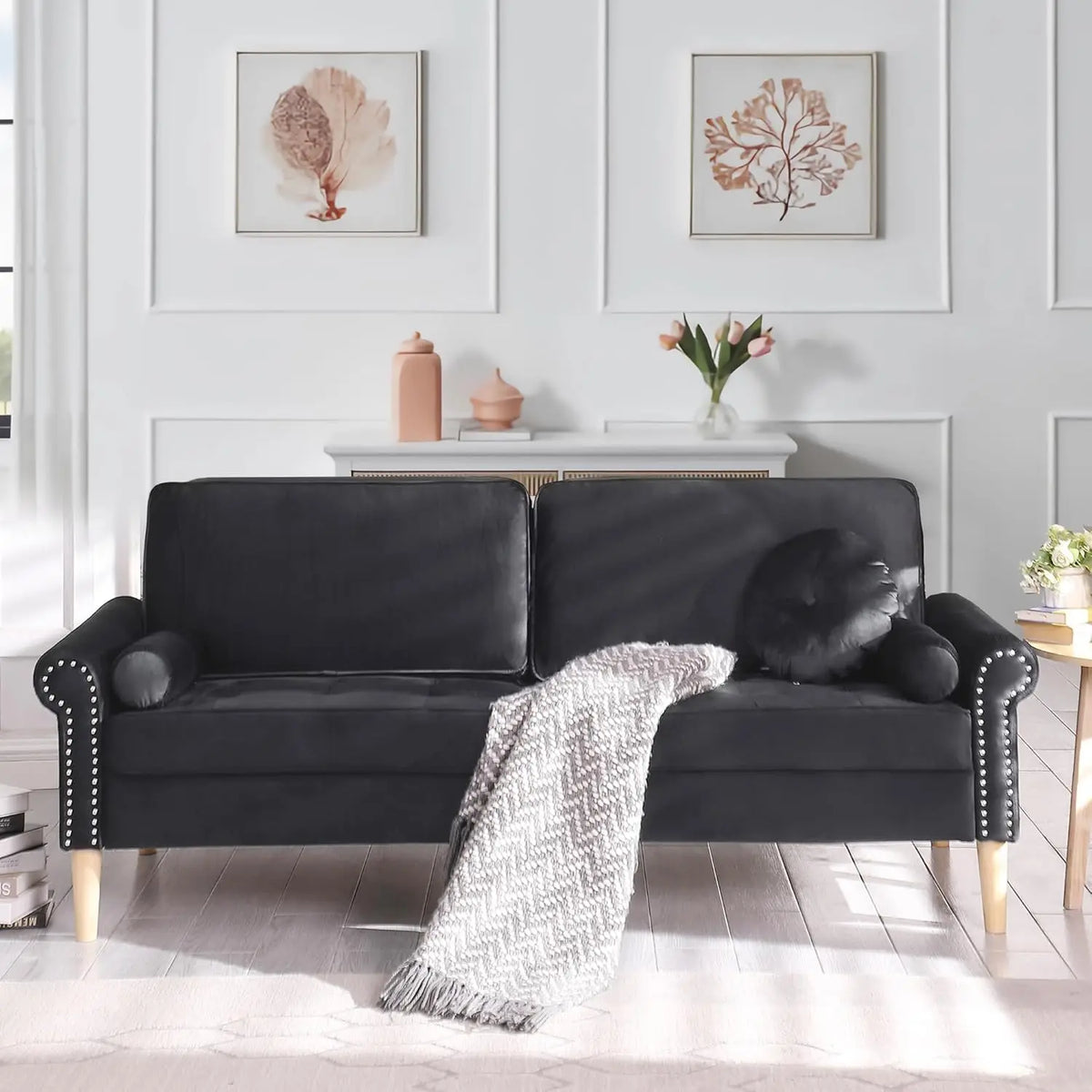 The Fontaine Velvet Loveseat