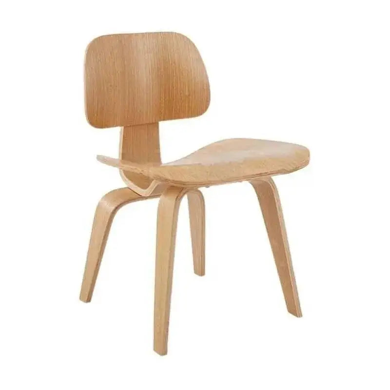 Fontaine Collection | Curved Molded Plywood Dining Chair - detail view 12 revealing design nuance in a Mid-Century Modern dining room setting.