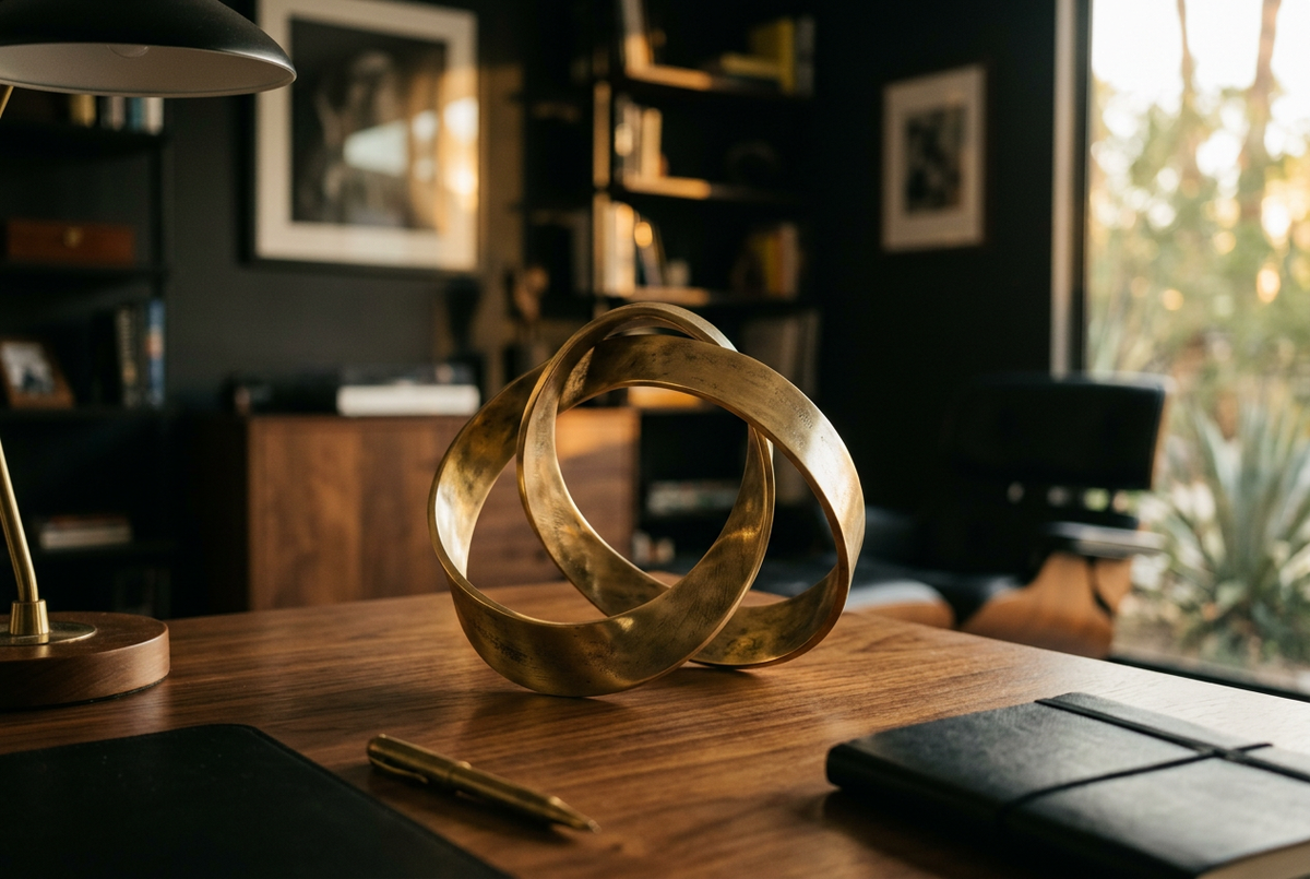 Precision Brass Möbius Strip | Infinite Loop