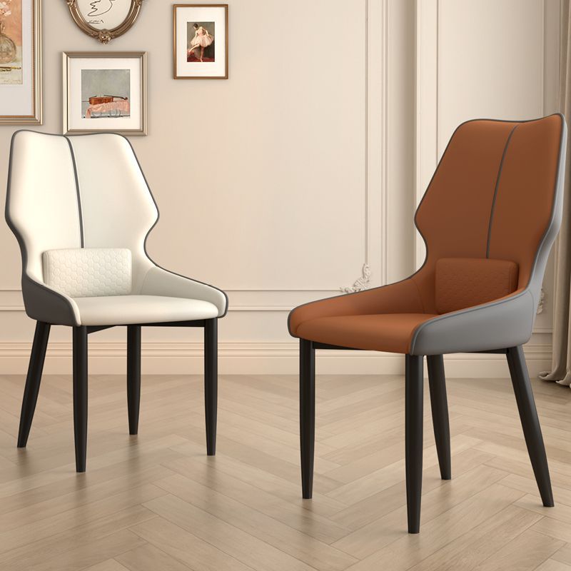 Fontaine Collection | Sculptural Leather-Wrapped Italian Leather Lounge - captured in a curated lifestyle vignette in a Mid-Century Modern living room setting.