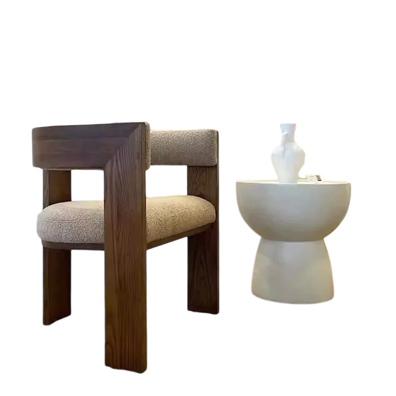 Ellington Collection | Sculptural Rattan-Woven Cane-Woven Dining Chairs - showcasing full sculptural form and curated finish in a Mid-Century Modern dining room setting.