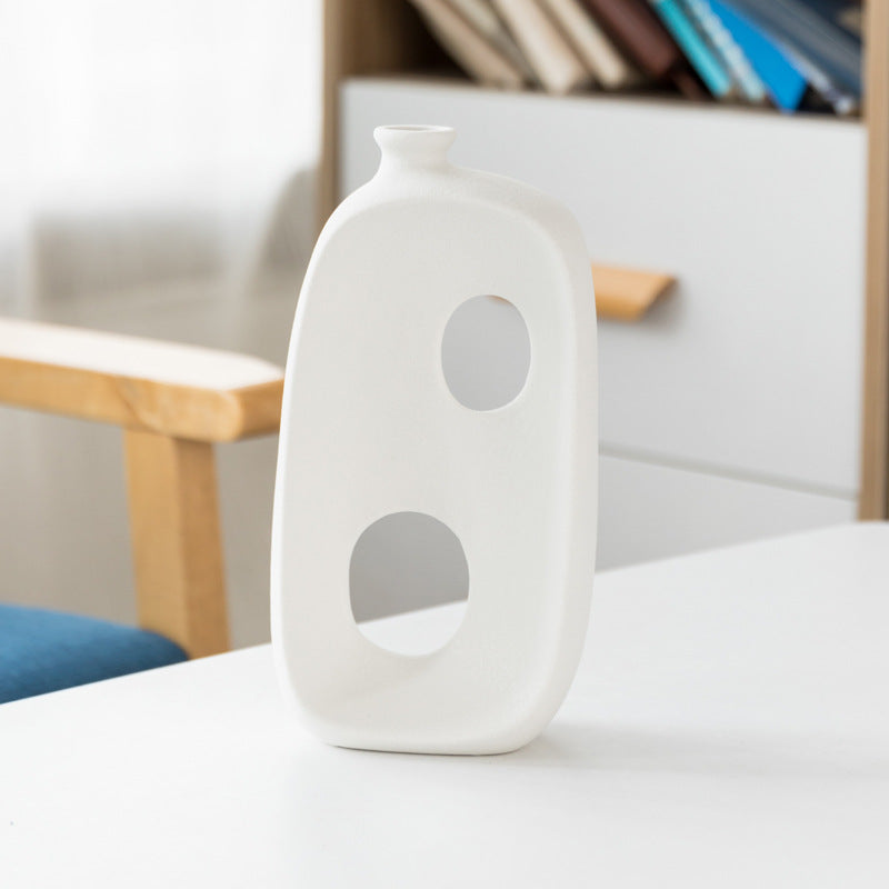 Abstract Elegance Ceramic Vase