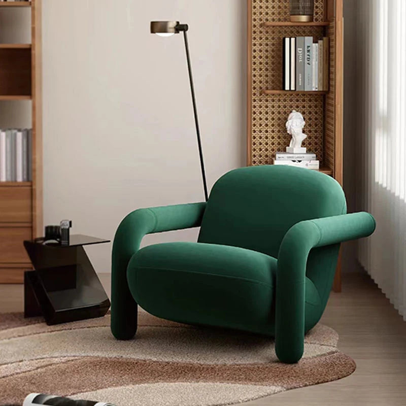 The Ellington Royal Blue Velvet Accent Chair