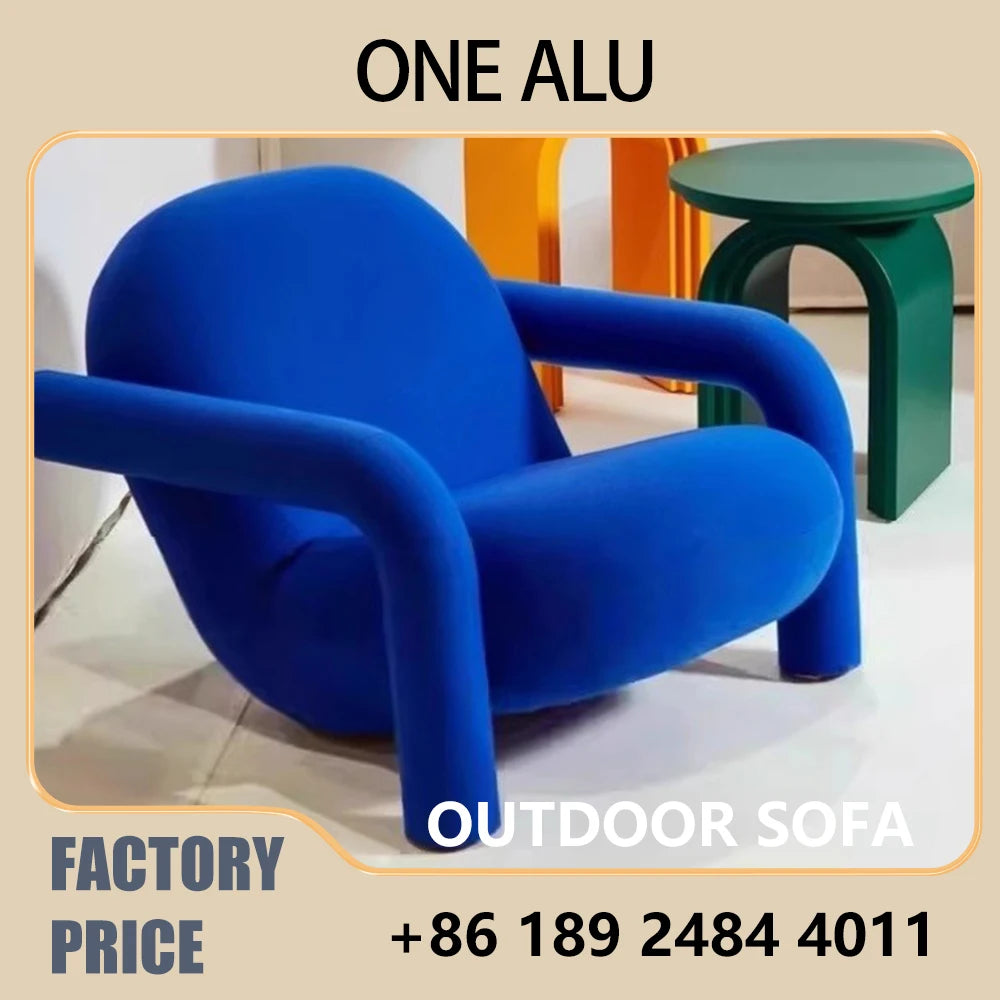 The Ellington Royal Blue Velvet Accent Chair