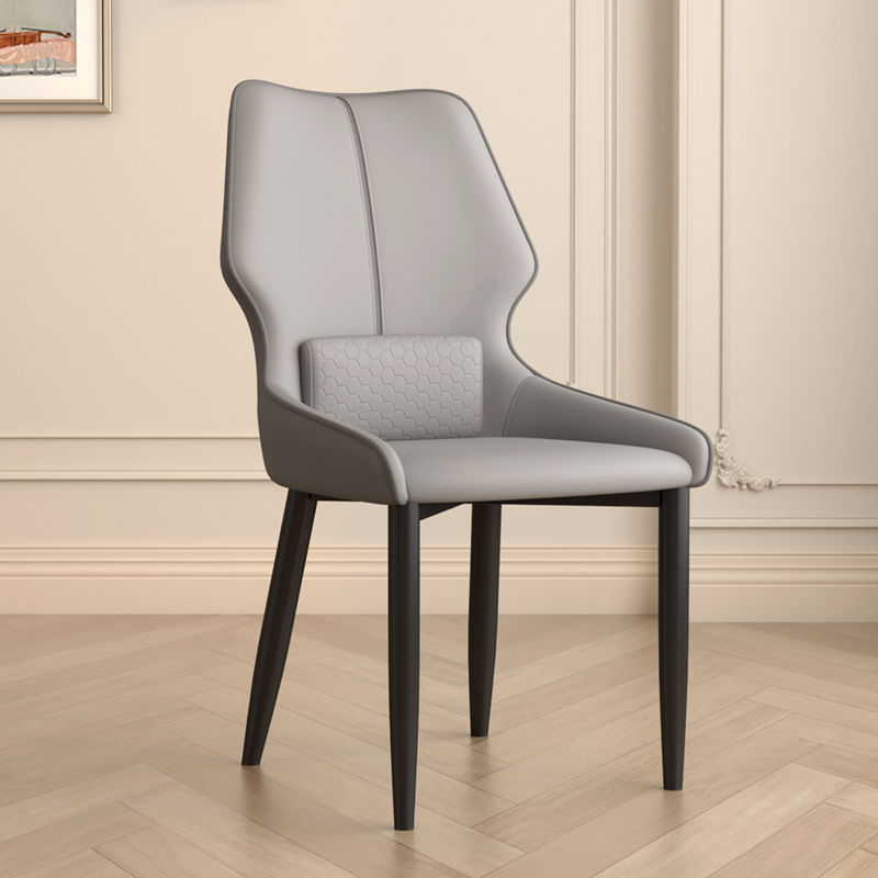 Fontaine Collection | Sculptural Leather-Wrapped Italian Leather Lounge - presented at scale within a designed interior in a Mid-Century Modern living room setting.
