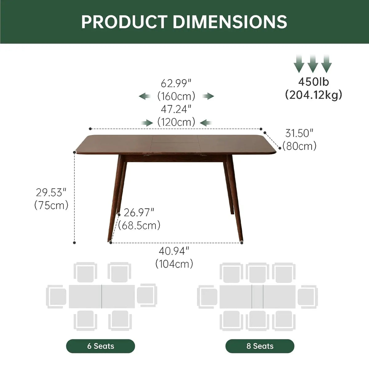 Astoria Collection | Tapered-Leg Atomic-Era Expandable Oak Dining Table - captured in a curated lifestyle vignette in a Mid-Century Modern dining room setting.
