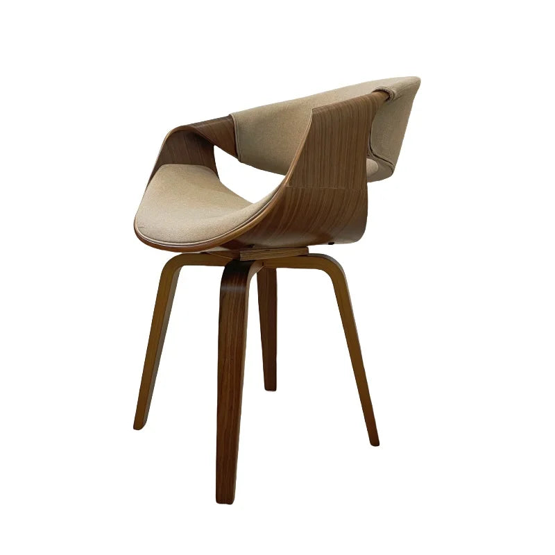 The Meridian Walnut Dining Armchair