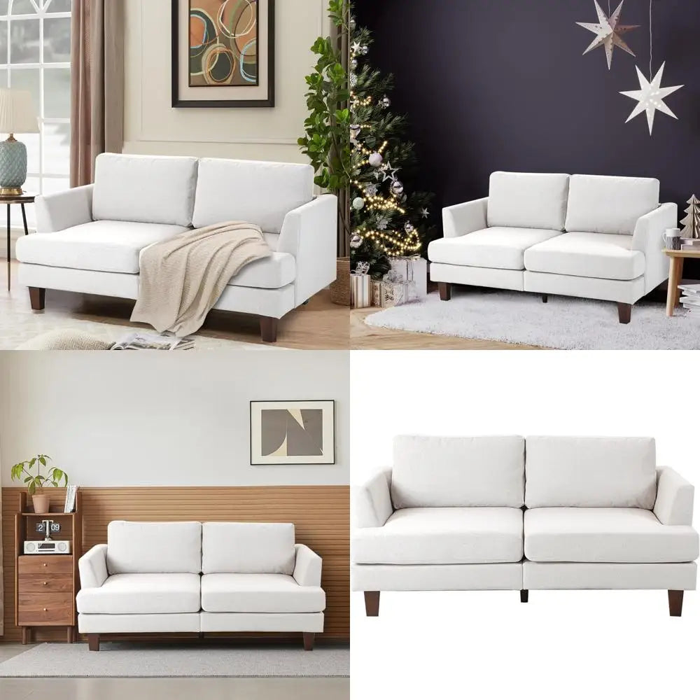 The Fontaine Linen Loveseat
