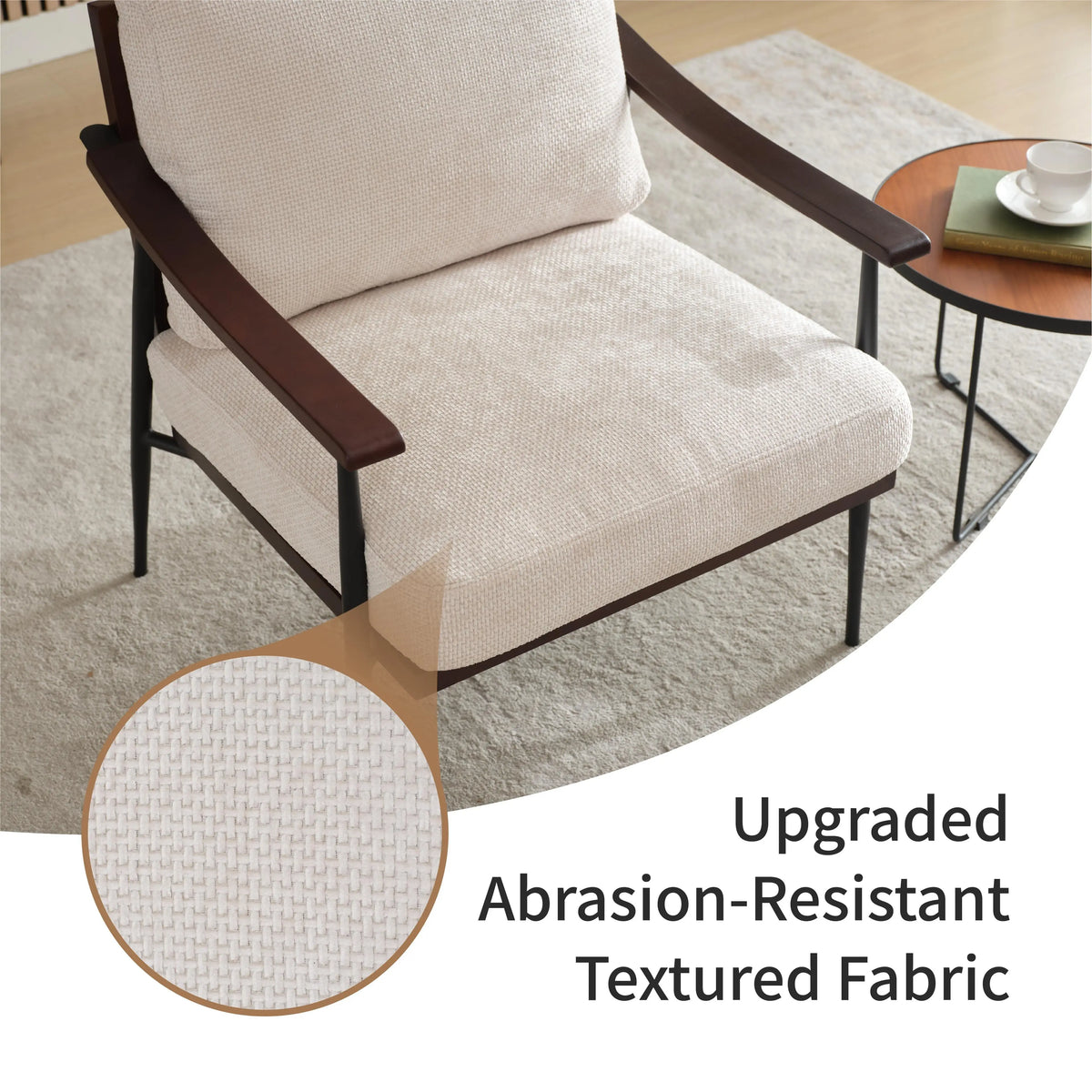 The Ellington Linen Accent Chair