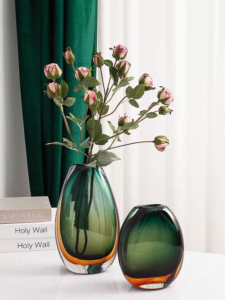 Modern Light Luxury Colored Glass Vase