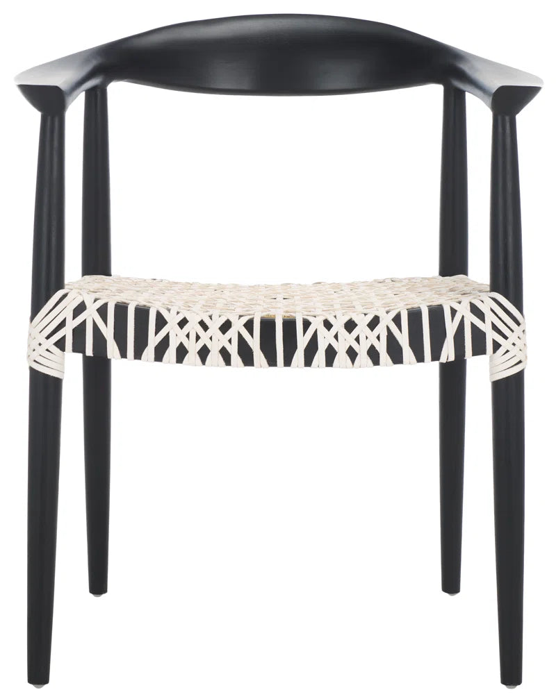 Kazbah Leather Dining Arm Chair