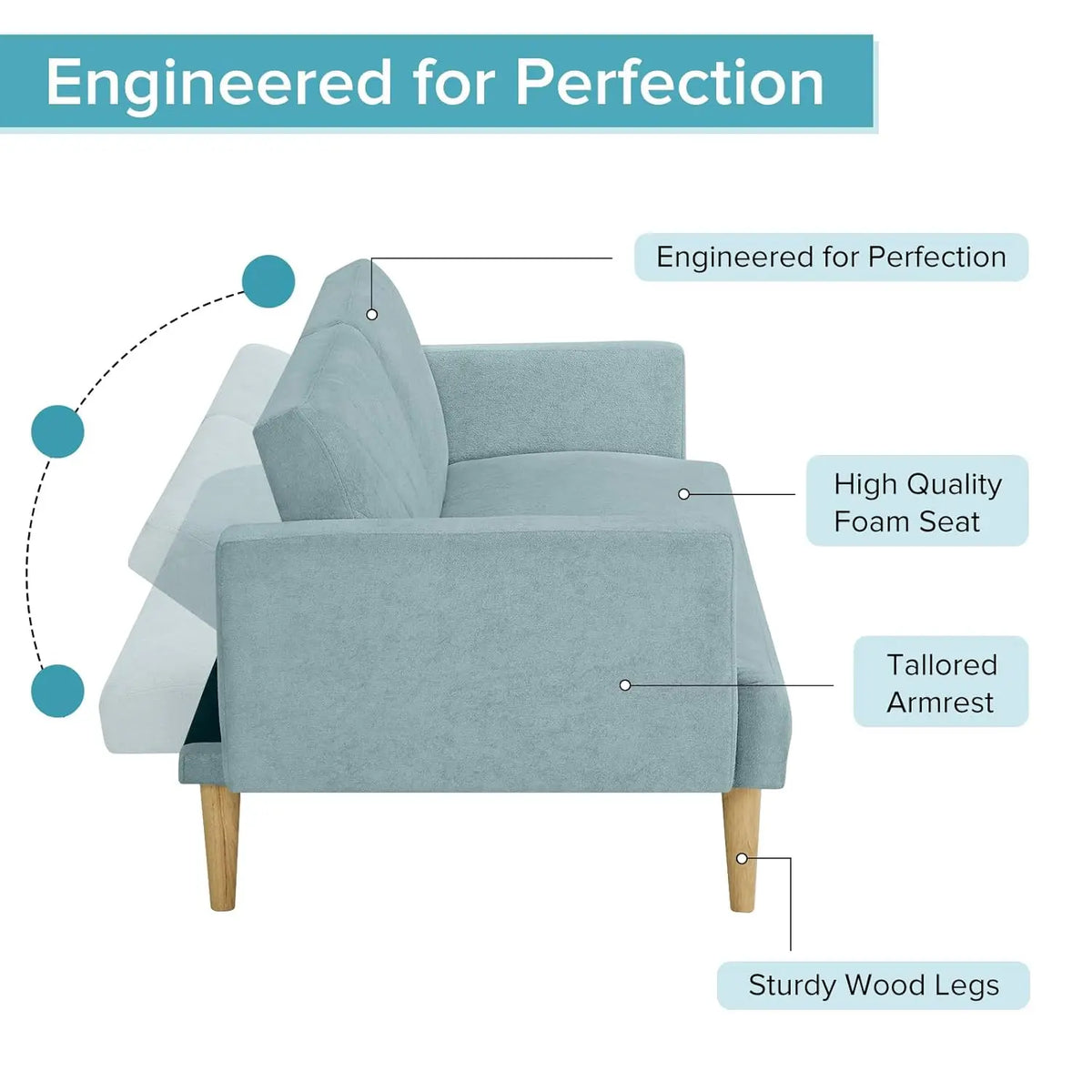 The Fontaine Velvet Loveseat