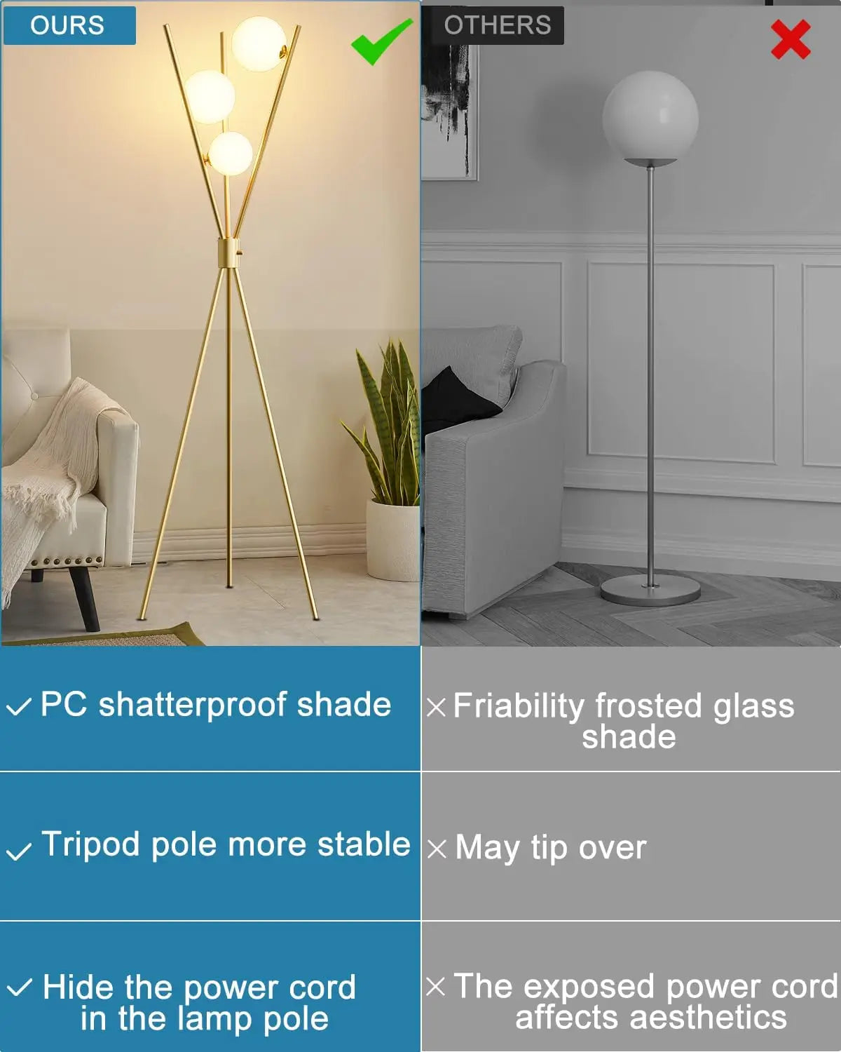 Ellington Collection | Hairpin-Legged Brass-Accented Brushed Brass Tripod - captured in a curated lifestyle vignette in a Mid-Century Modern living room setting.