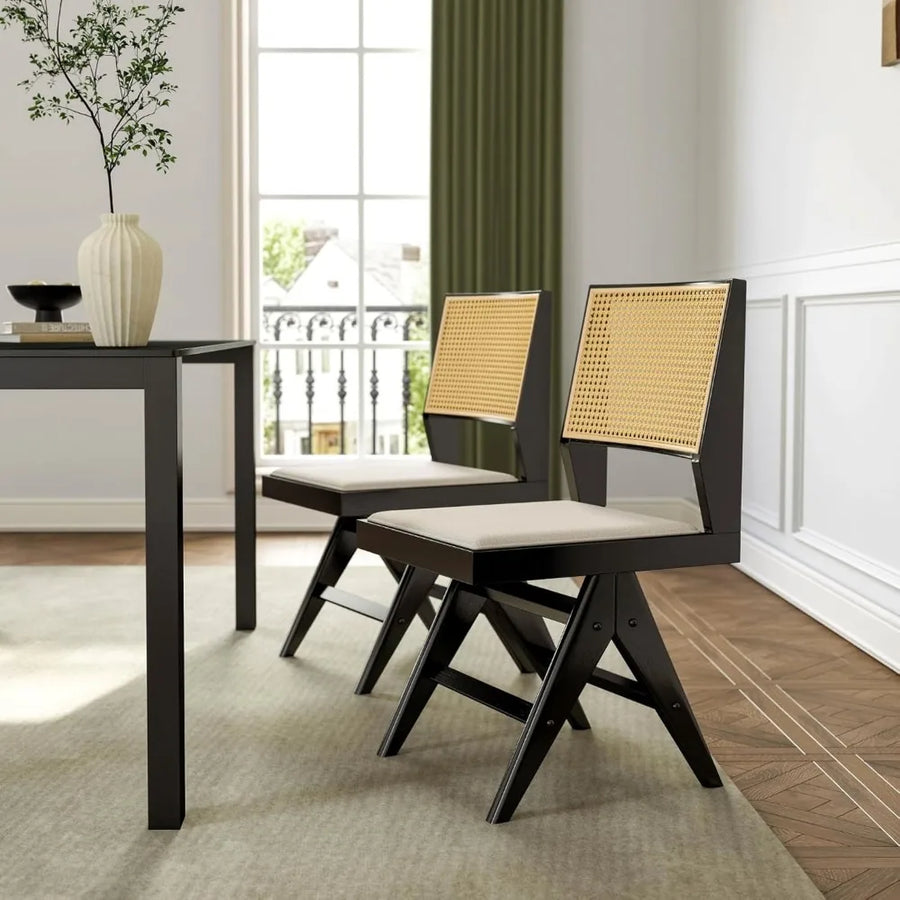 The Paloma Rattan Dining Chairs (Set of 4)