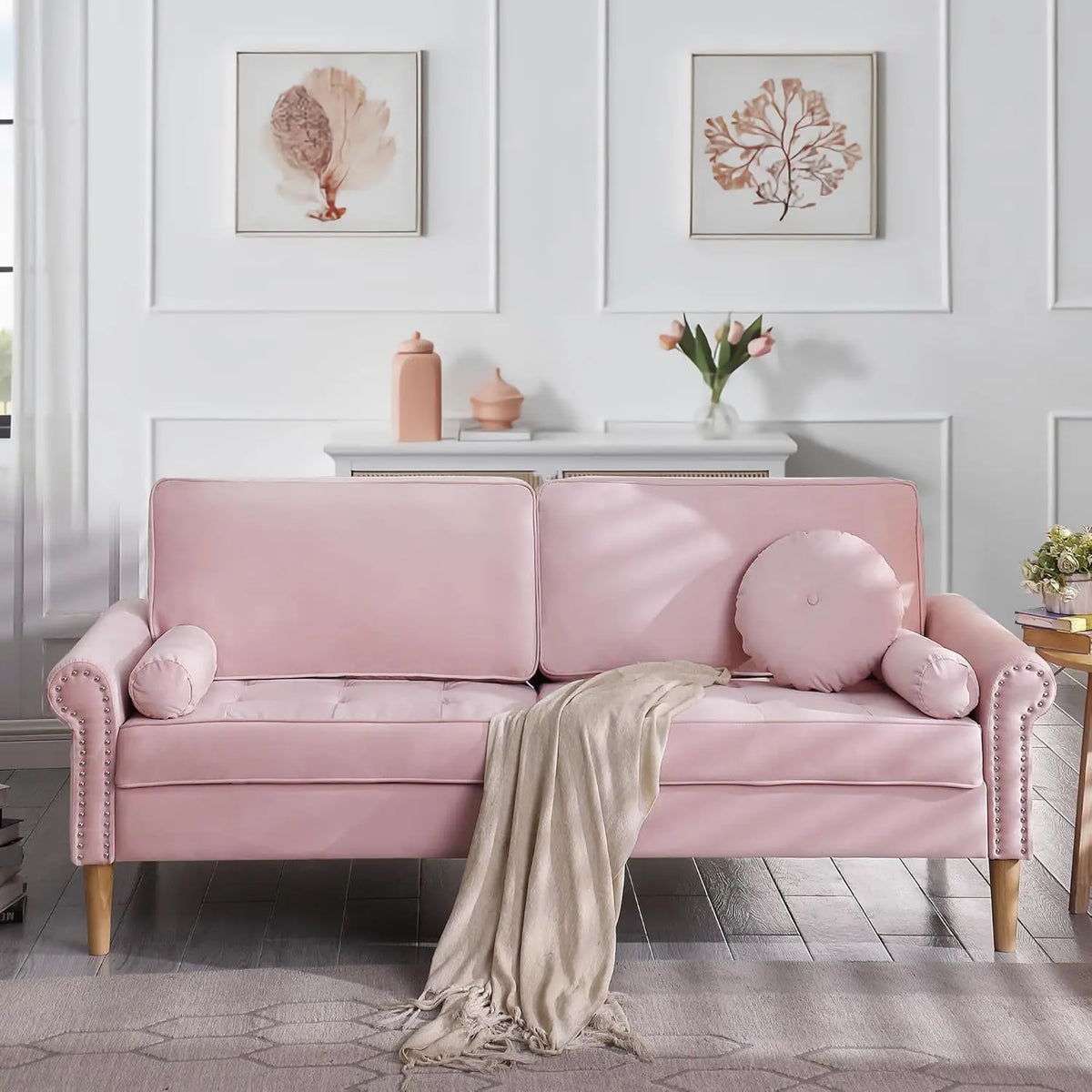 The Fontaine Velvet Loveseat