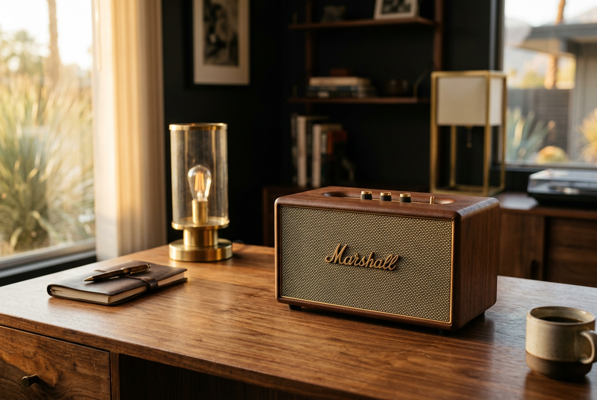 Marshall Acton III in Brown | Compact Retro Speaker