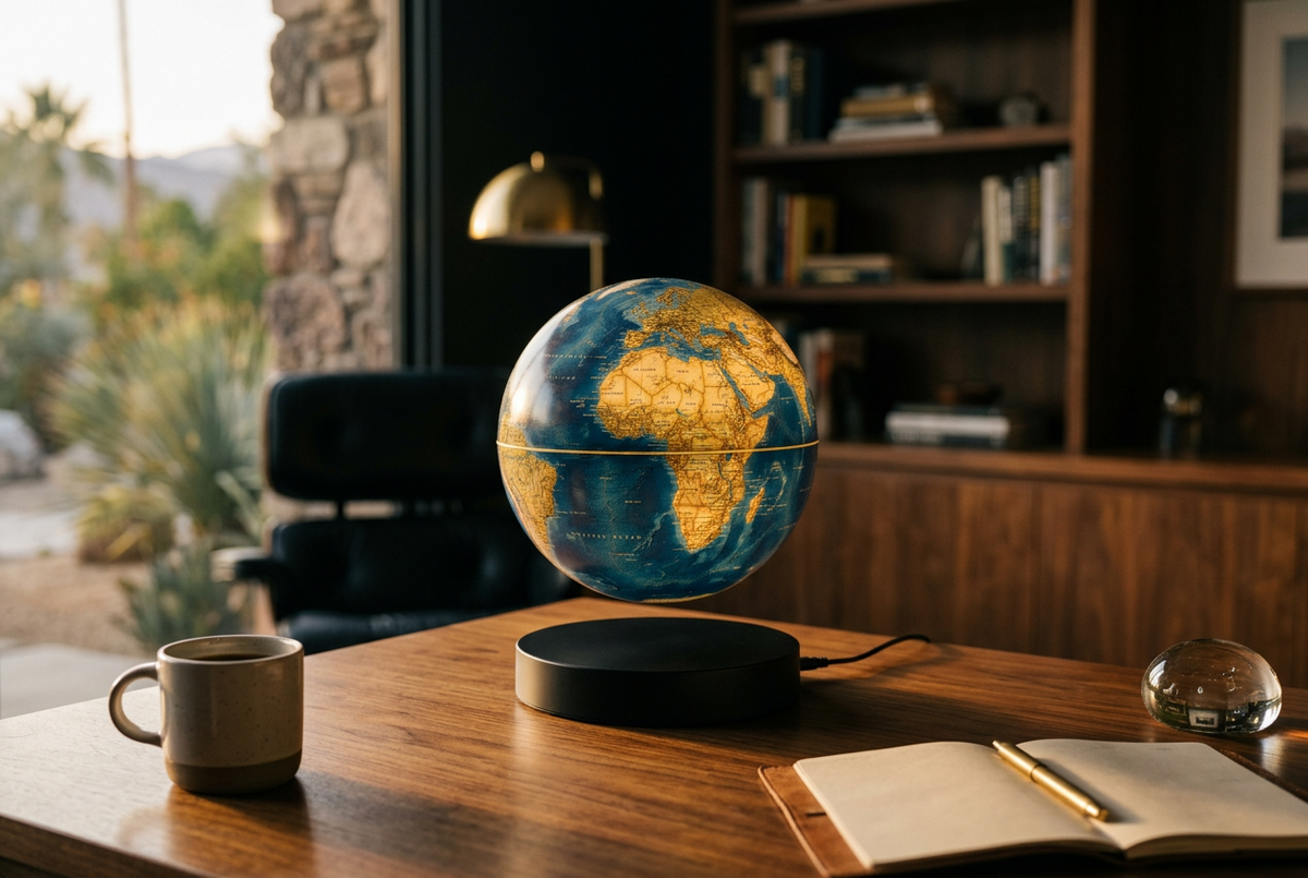 Magnetic Levitation Globe with LED | Cosmos Float