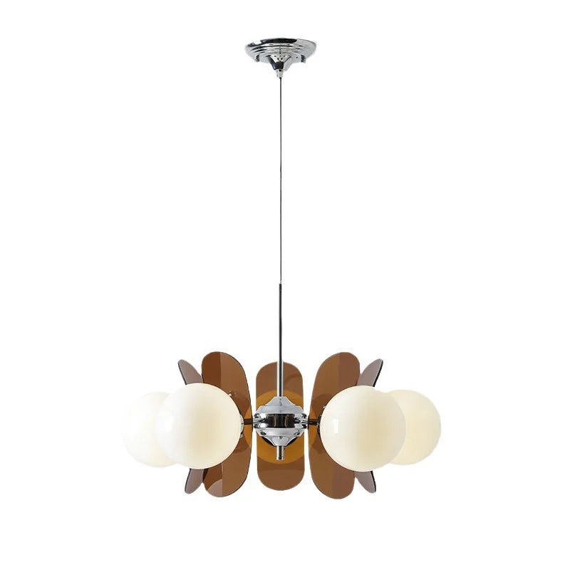 Fontaine Collection | Geometric Brass-Accented Brass Constellation - captured in a curated lifestyle vignette in a Mid-Century Modern living room setting.