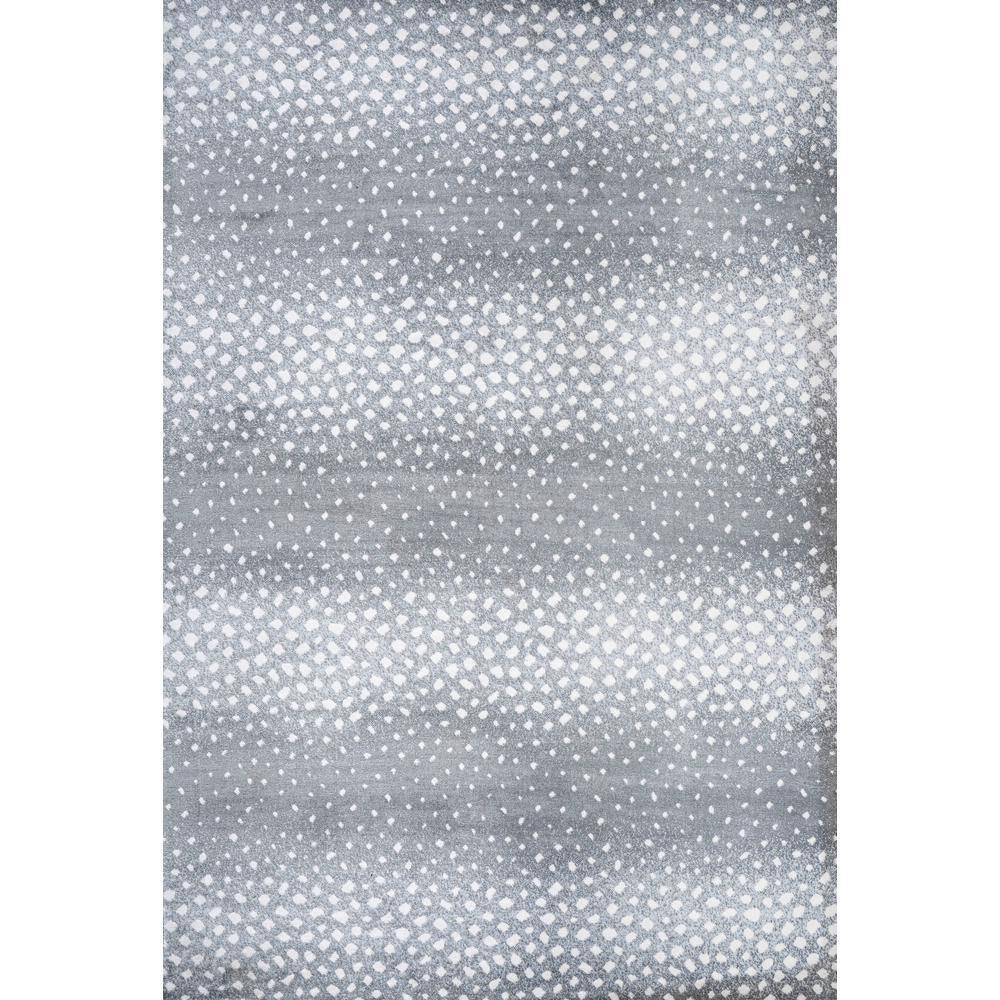 Antelope Gray/Cream 4 Ft. X 6 Ft. Modern Animal Print Area Rug