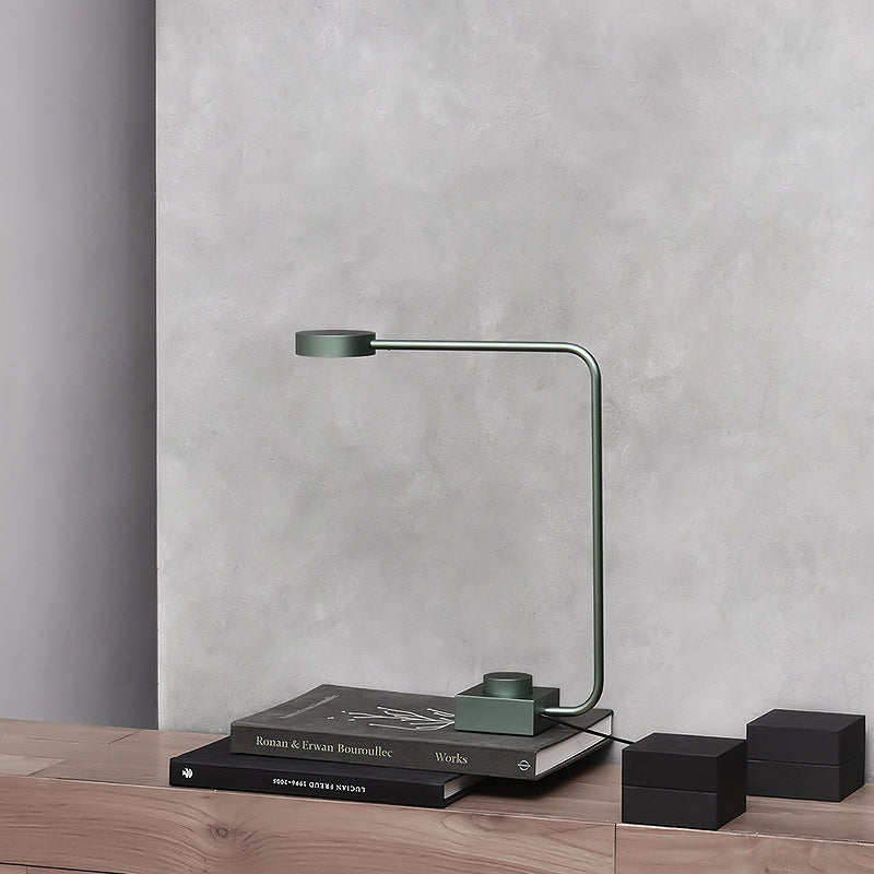 The Meridian Brass & Glass Table Lamp