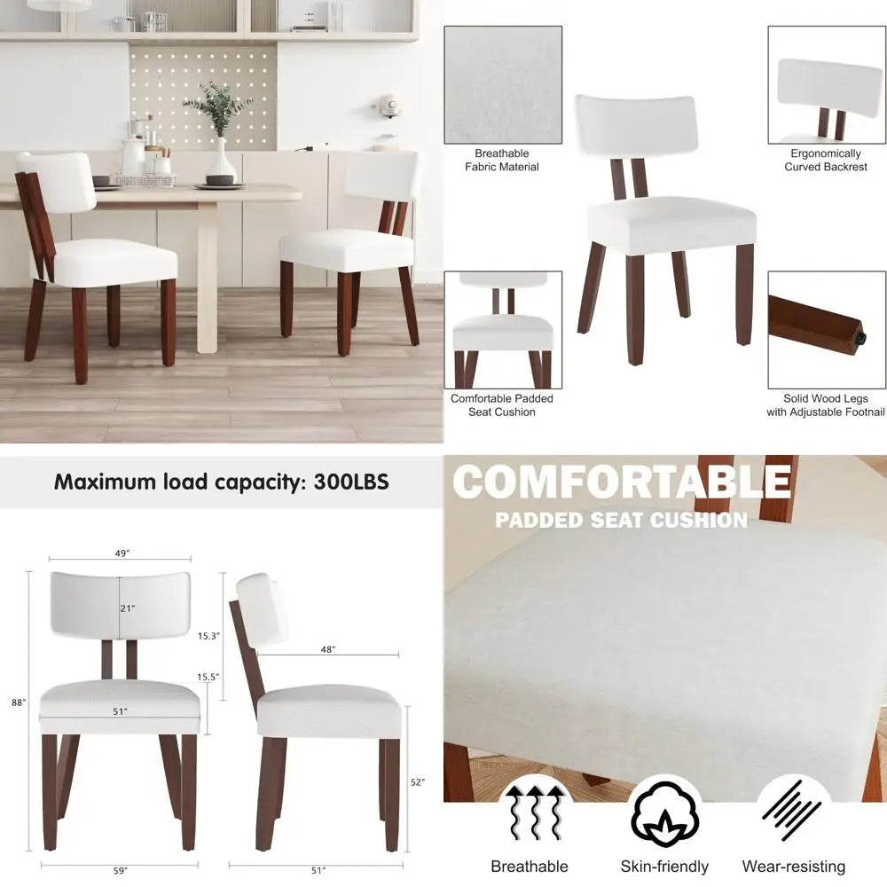 The Fontaine Upholstered Dining Chair Set