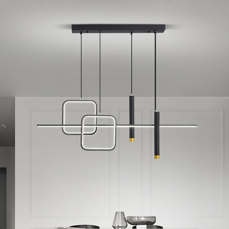 The Meridian Black Iron Chandelier