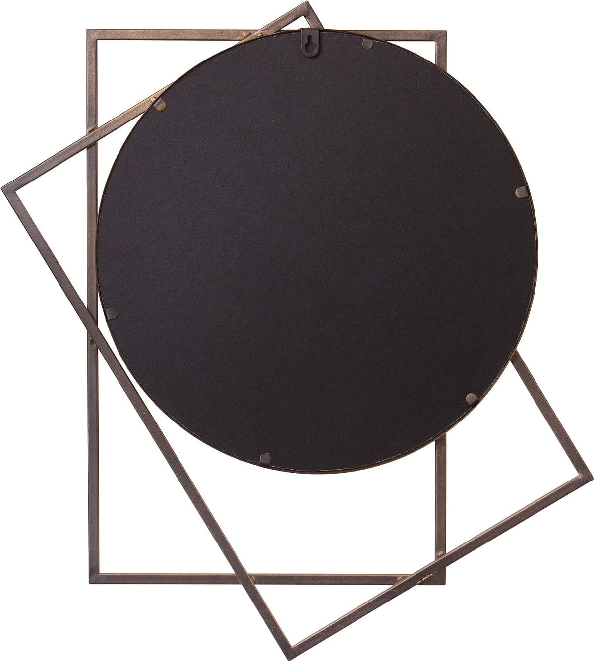Patton Wall Decor 21X24 Gold Layered Geometric Wall Accent Mirror