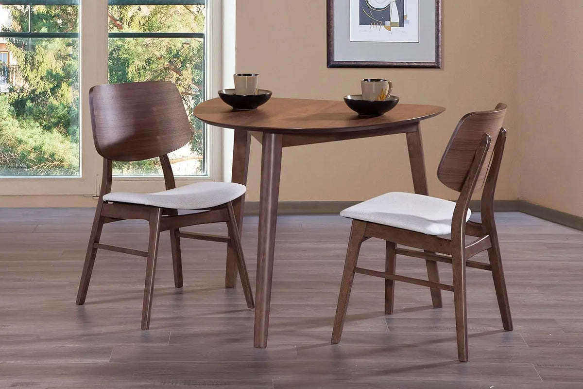 Beaumont Collection | Atomic-Era Walnut Corner Ensemble - showcasing full sculptural form and curated finish in a Mid-Century Modern living room setting.