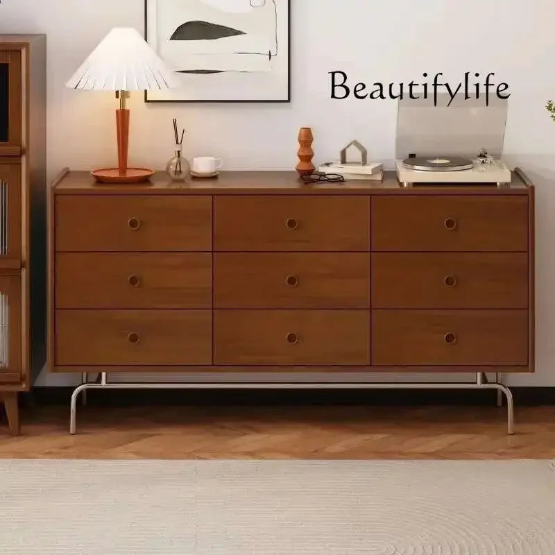 BJ Mid Century Modern Luxurious TV Stand for TVs Up to 32