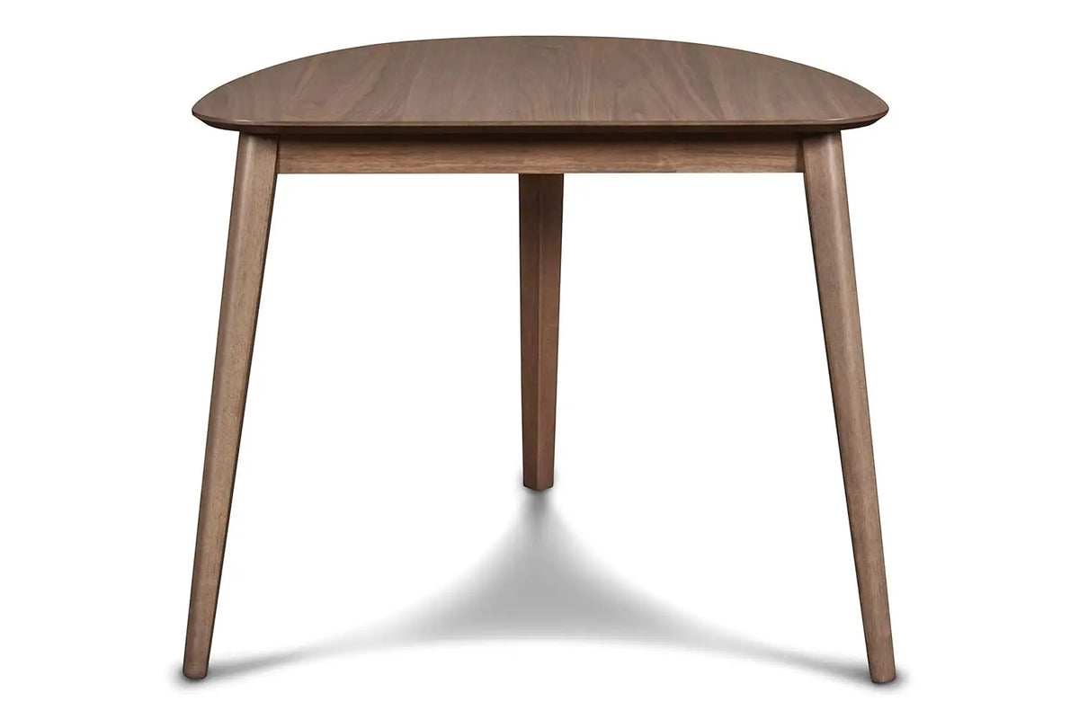 Beaumont Collection | Atomic-Era Walnut Corner Ensemble - featuring close-up joinery and artisanal finish quality in a Mid-Century Modern living room setting.