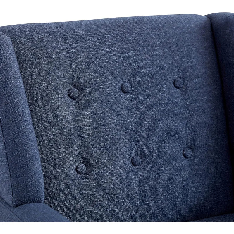 The Fontaine Linen Tufted Accent Chair