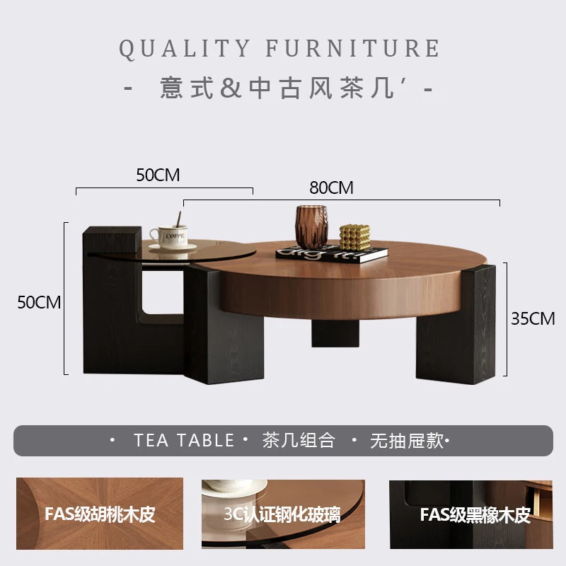The Fontaine Wabi-Sabi Walnut Table