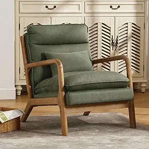 Belmont Collection | Tapered-Leg Walnut & Brass - showcasing full sculptural form and curated finish in a Mid-Century Modern living room setting.